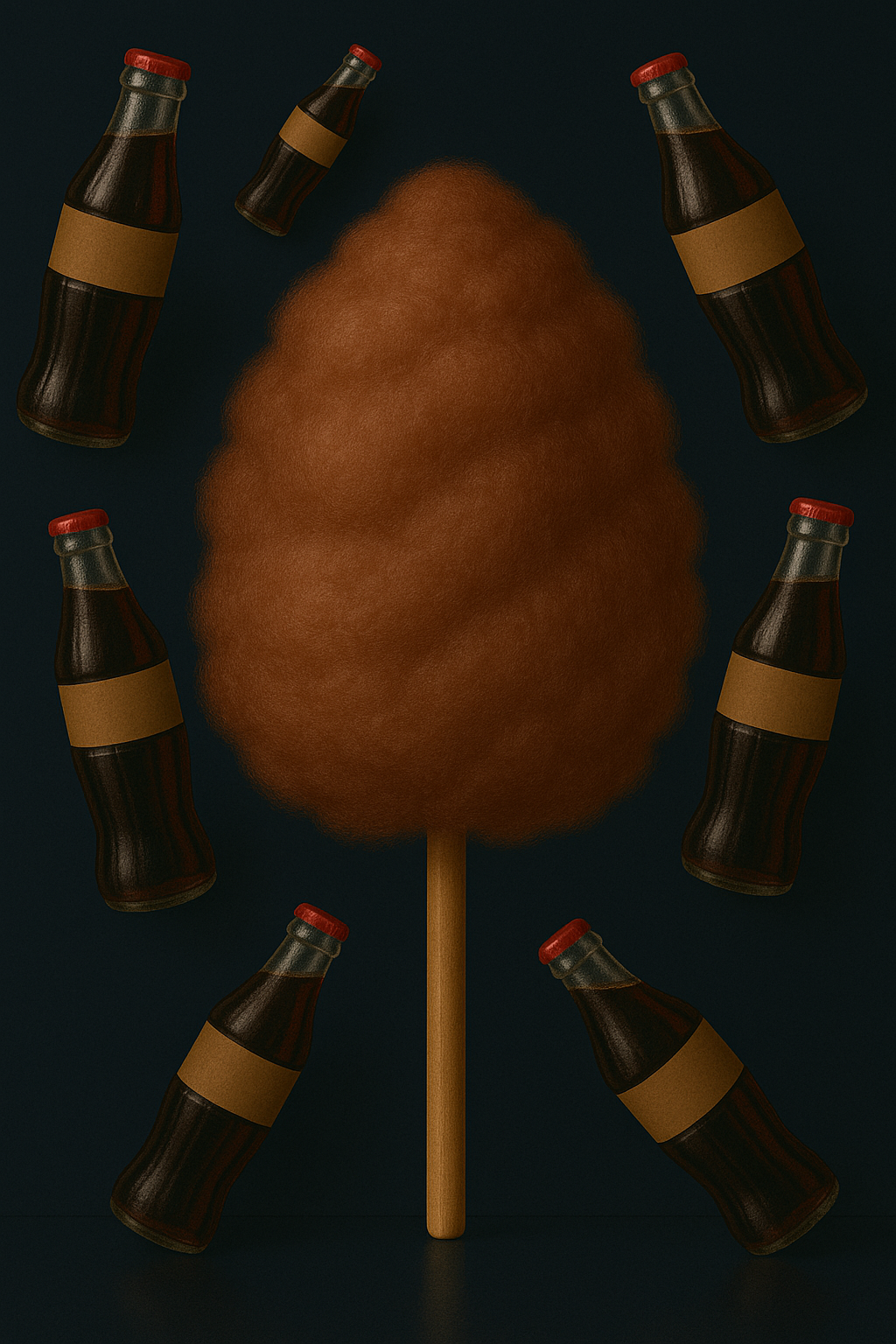 Cola Candy Floss Sugar 1.5Kg