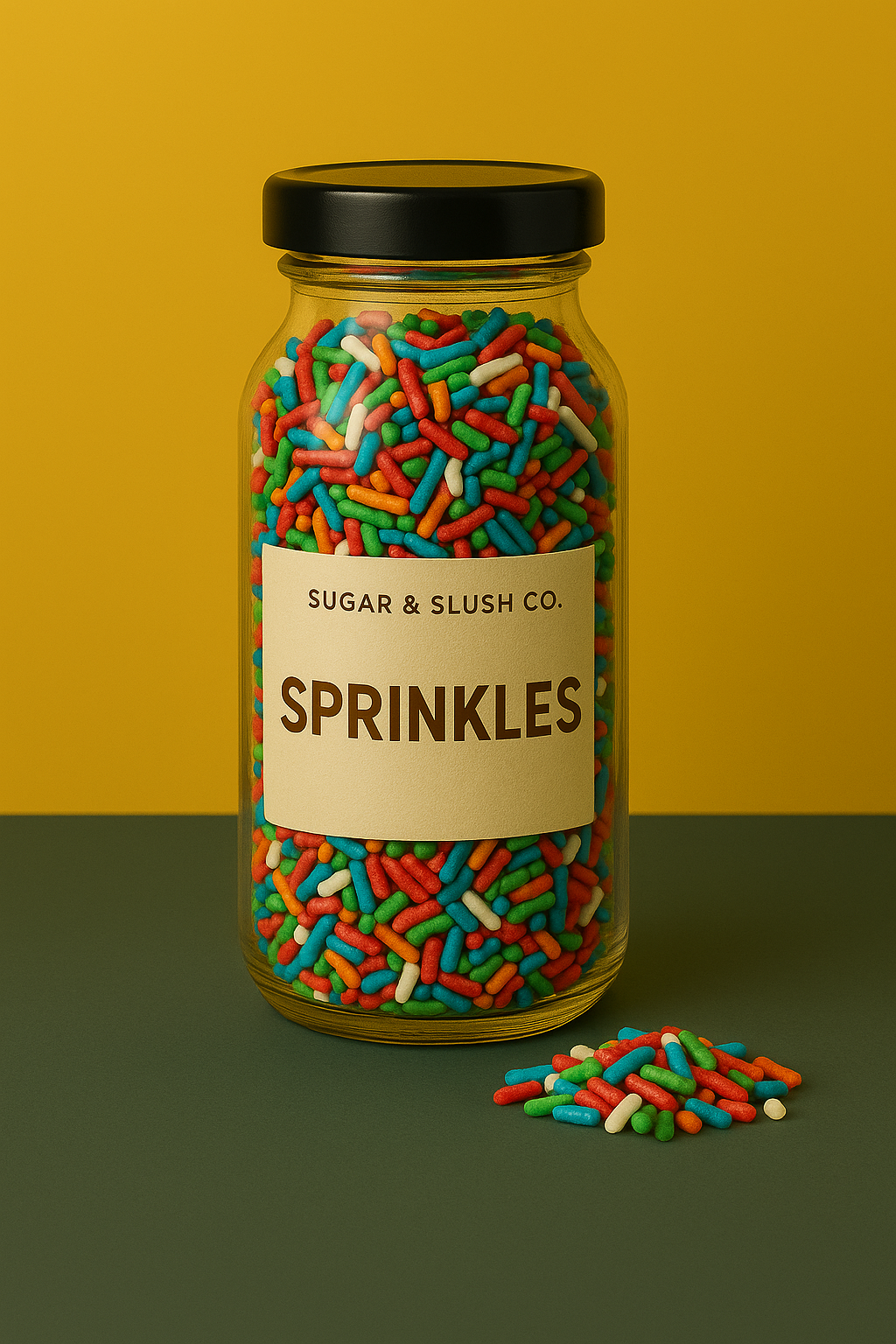 Rainbow Vermicelli Sprinkles (500g) – Colourful Dessert & Baking Decoration