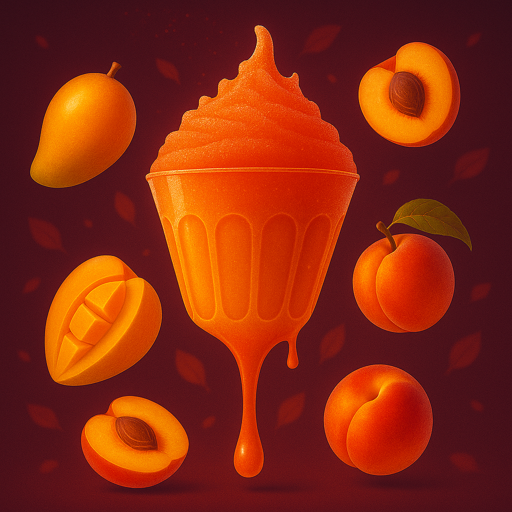 Mango & Peach Slushy Mix Powder-1.5Kg (Makes 11 Litres)