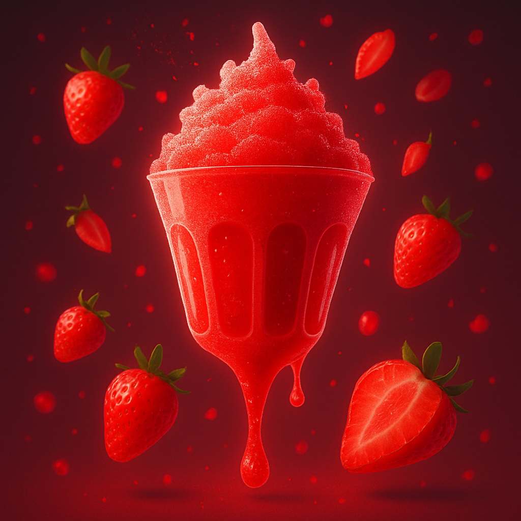 Strawberry Slushy Mix Powder – 1.5kg (Makes 11 Litres)