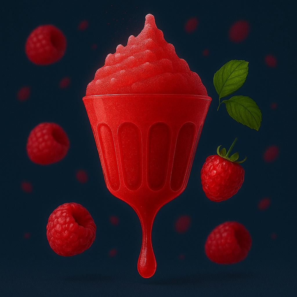 Raspberry Slushy Mix Powder-1.5Kg (Makes 11 Litres)