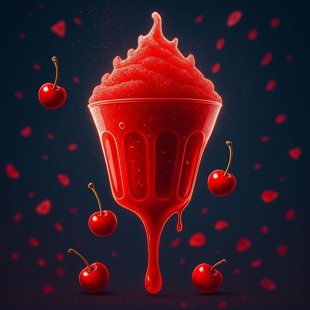 Cherry Slush Mix Powder -1.5Kg (makes 11 Litres)