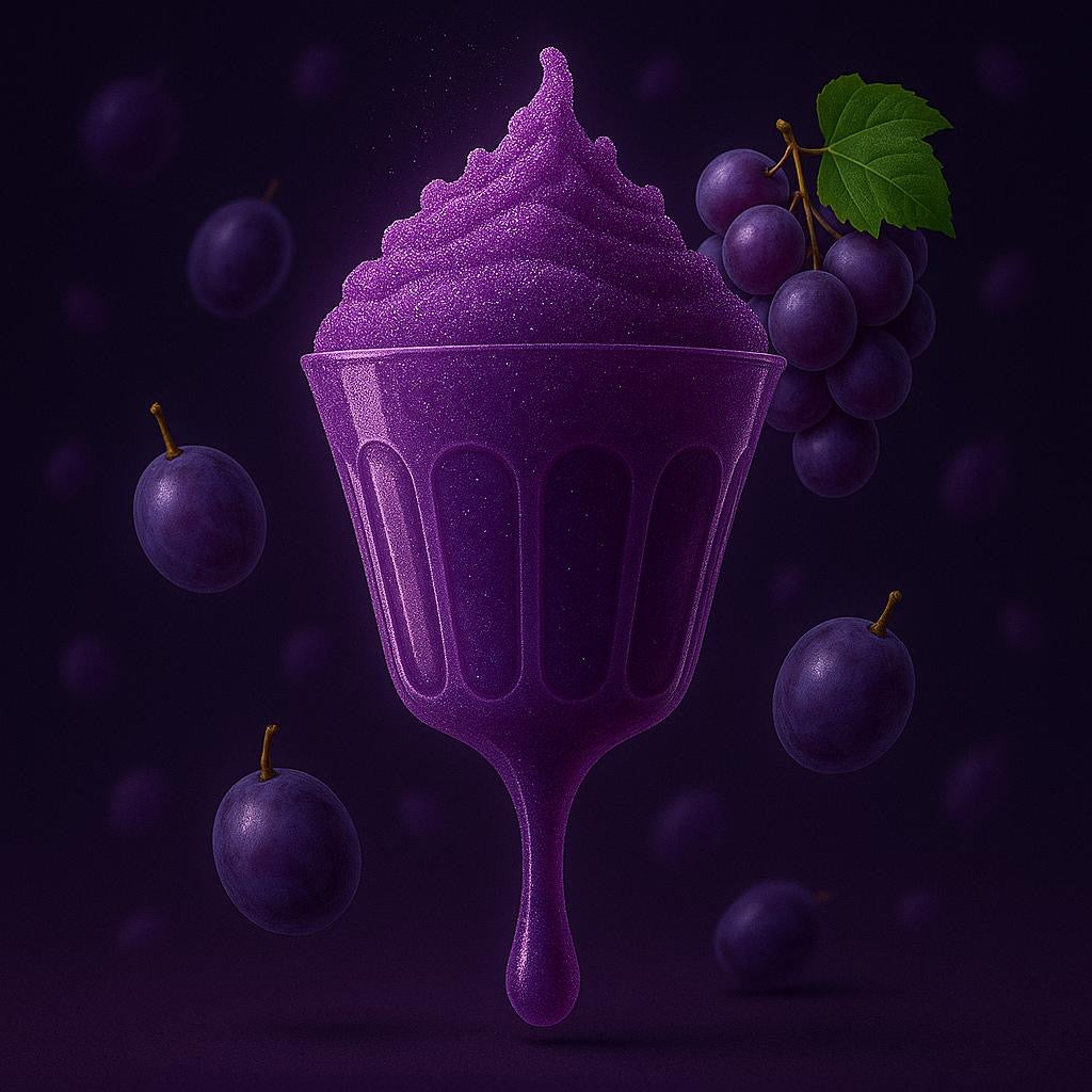 Grape Slushy Mix Powder-1.5Kg (Makes 11 Litres)